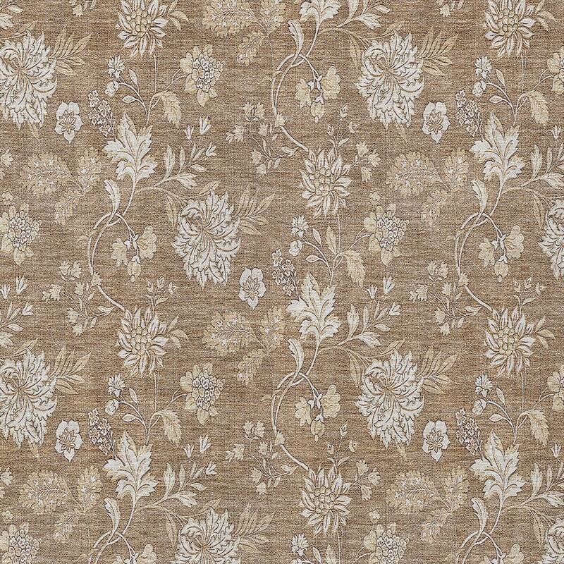 HomeRoots Floral Transitional Rectangle Outdoor Rug