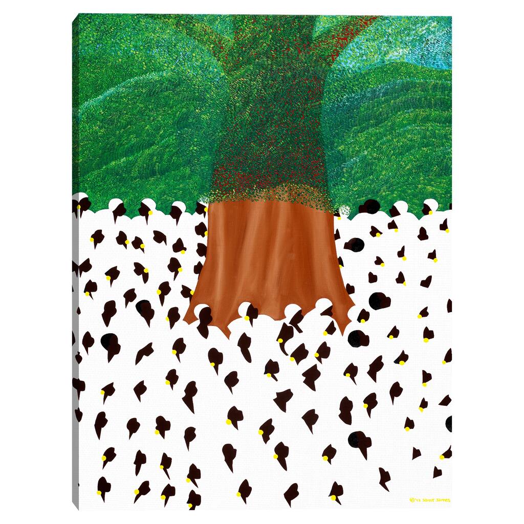Souvenance The Sacred Mapou Tree by Synthia SAINT JAMES Canvas Art Print
