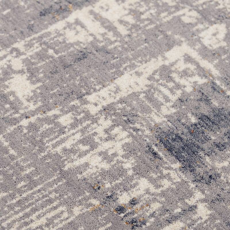 Alora Decor Sage Abstract Wool Area Rug