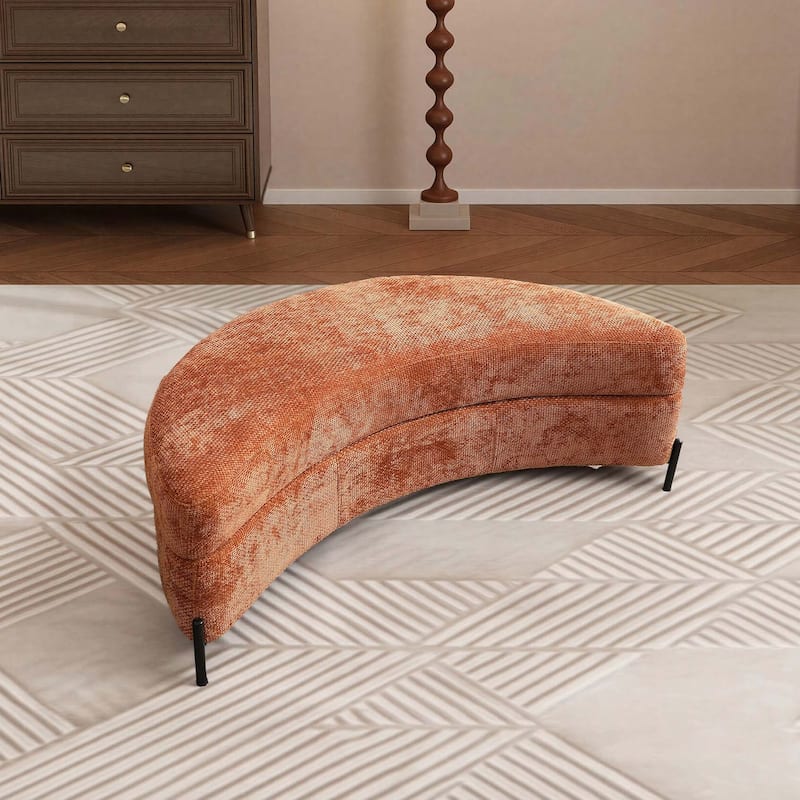 59.8''W Oversized Sofa Chair Set, Round Accent Barrel Chair With 5 Pillows and 1 Storage Ottoman