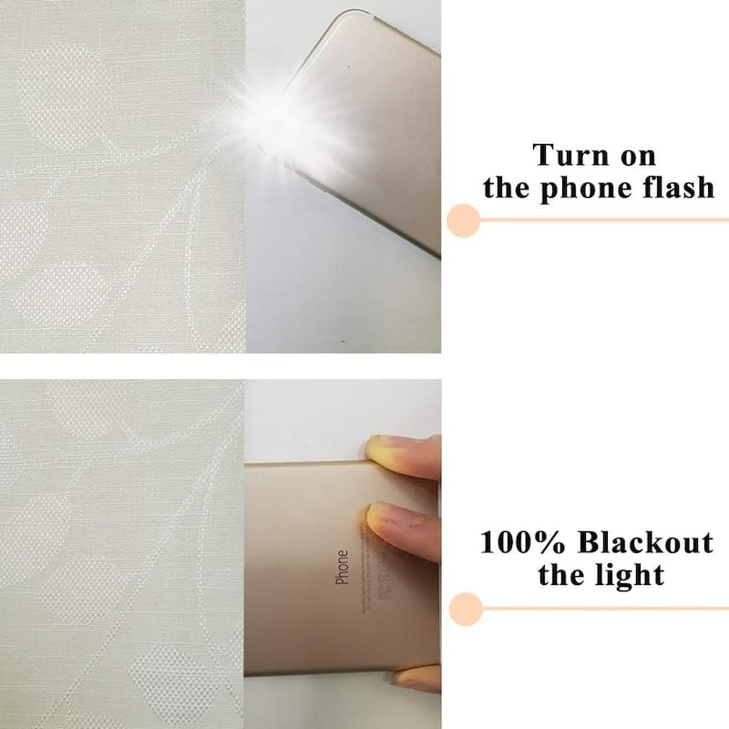 Fresh start Polyester Roller shade,Blinds for Indoor Windows, 100% Blackout Window Blinds for Home