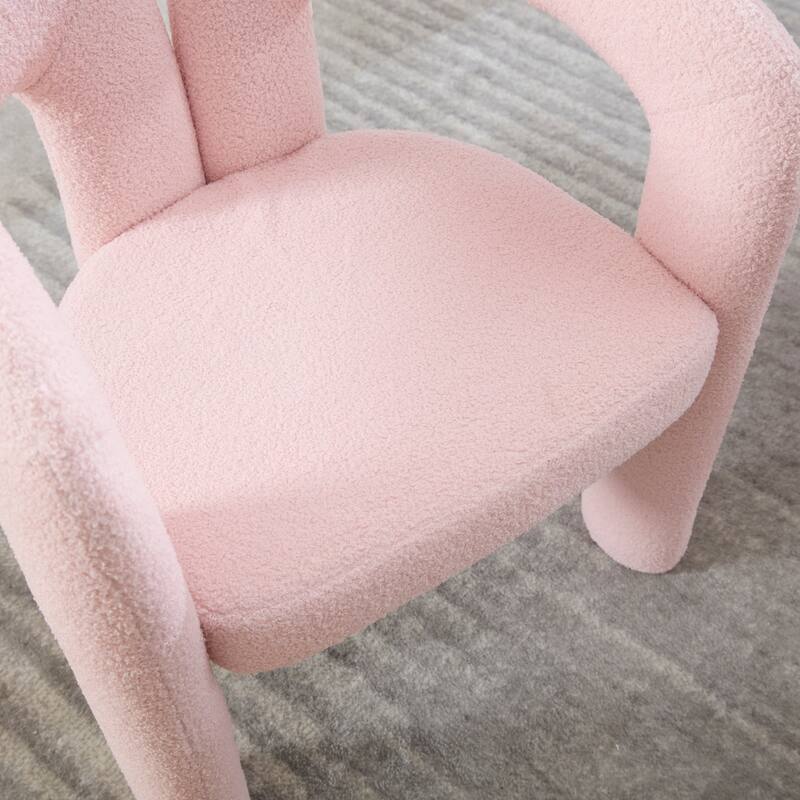 Velvet Fabric Upholstered Accent Chair Set of 2