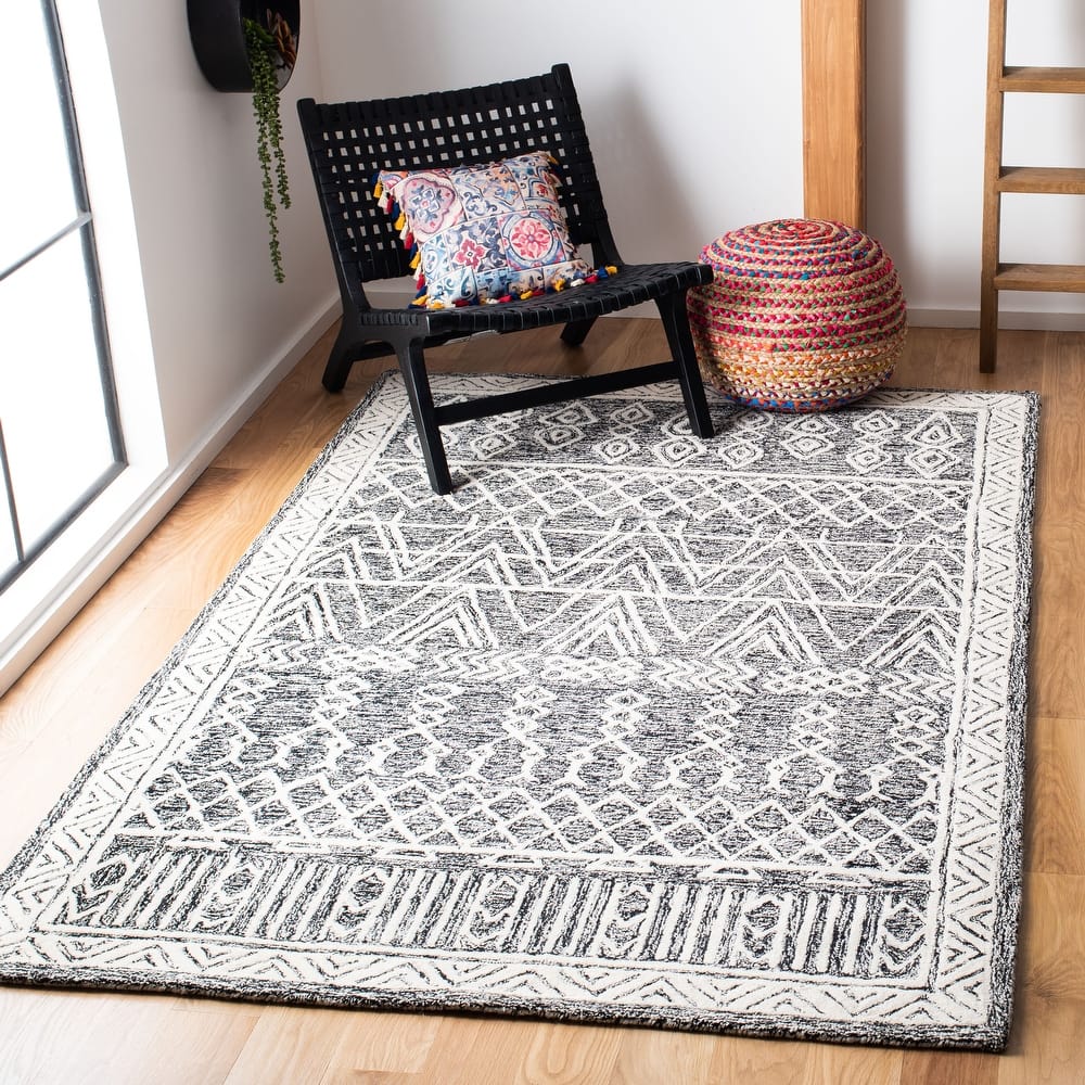 SAFAVIEH Handmade Abstract Jevhen Modern Wool Rug