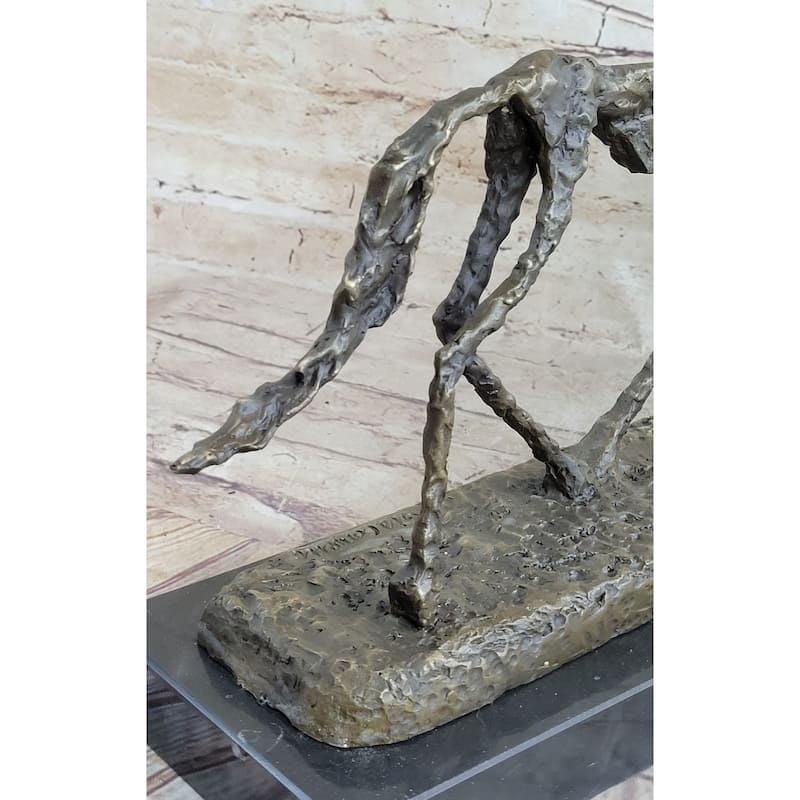 Modern Artwork - Dog 1951 - Signed - Animal Bronze Sculpture Statue Figure