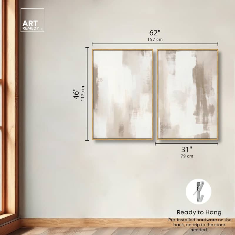 Winter Mist II Canvas Set of 2 by Art Remedy