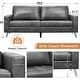 preview thumbnail 27 of 42, AECOJOY 79" Faux Leather Couch for Living Room, Loveseat Small Sofa, Indoor Modern Sofa for Apartment Office