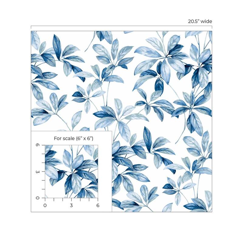 NextWall Leaf Trail Peel and Stick Wallpaper