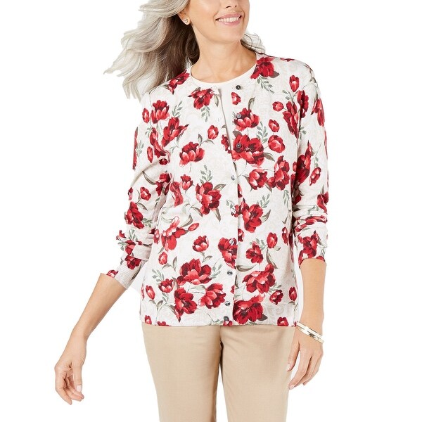 floral print cardigan sweaters