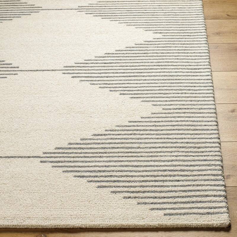 Livabliss Zepp Modern Wool Handmade Area Rug
