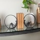 preview thumbnail 13 of 23, Danya B. Contemporary Encircled Reader Cast Iron Sculpture Statue - Male, Female, or Dual Bookend Options