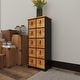 preview thumbnail 9 of 17, Brown Wood Rustic Chest 44 x 19 x 12
