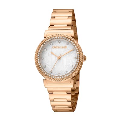 Roberto Cavalli Women RC5L039M0075 Quartz Watch - Rose-Tone