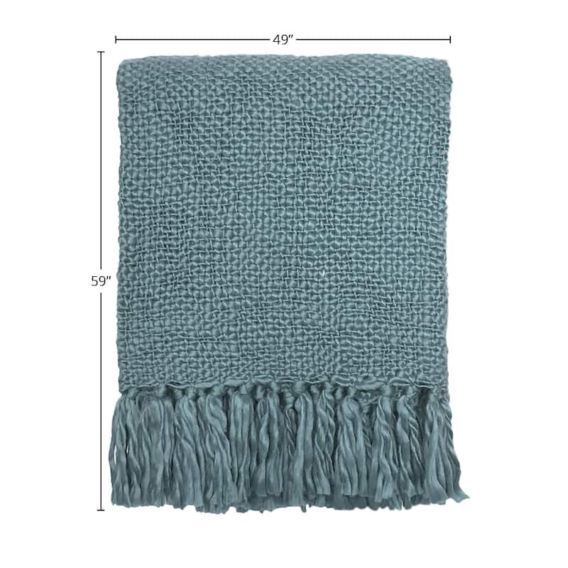 Cole Handwoven Acrylic 49-inch x 59-inch Throw Blanket