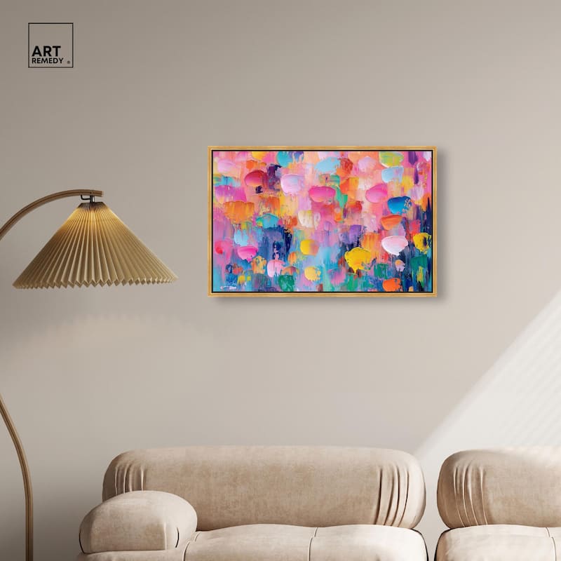 Jubilee of Colors Canvas by Art Remedy