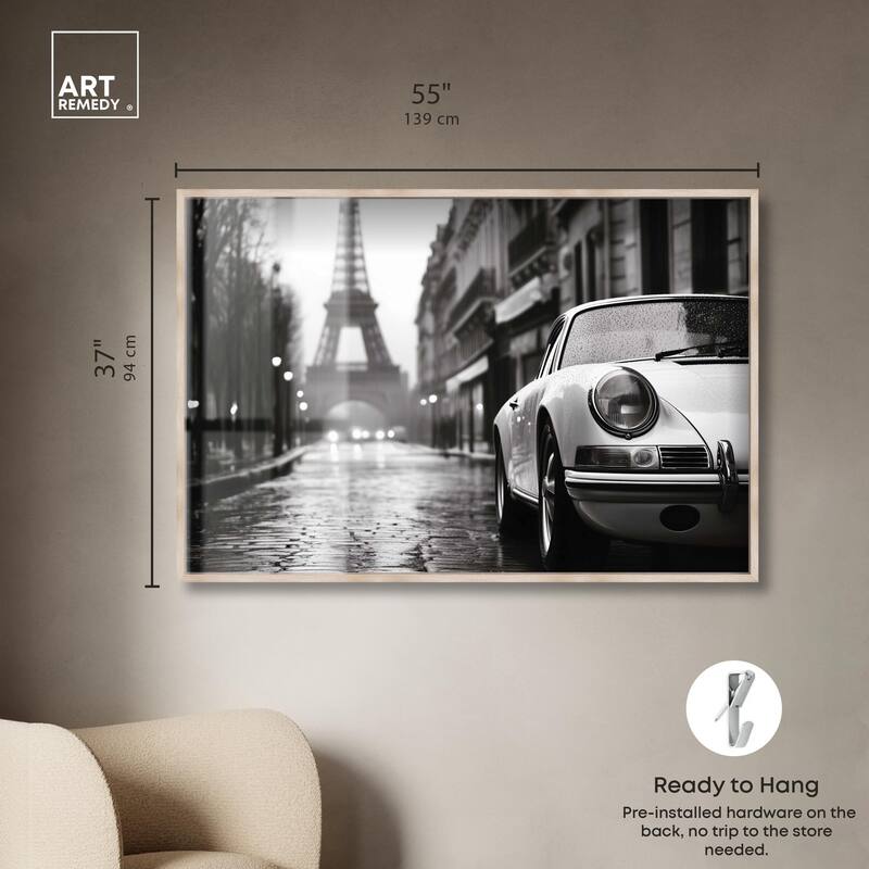 Rainy Day Paris Shadowbox by Art Remedy