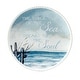 preview thumbnail 3 of 8, Certified International Shorebirds 6" Canape/Luncheon Plates, Set of 4 - 6" x 6" x 0.75
