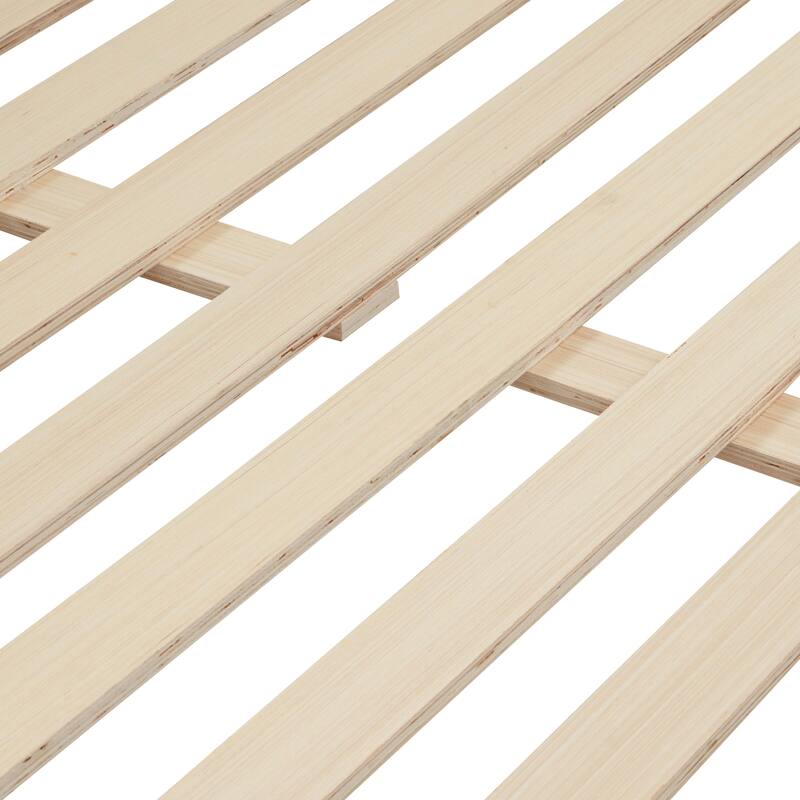 Poly & Bark Acadia Queen Bed in Froth White Boucle