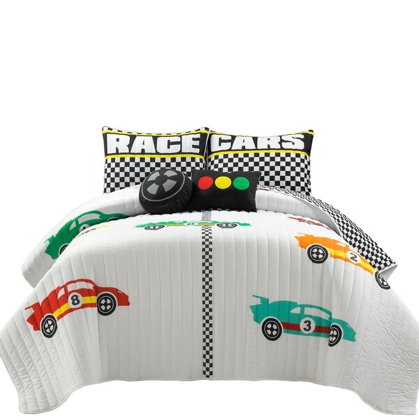 lush decor race car bedding