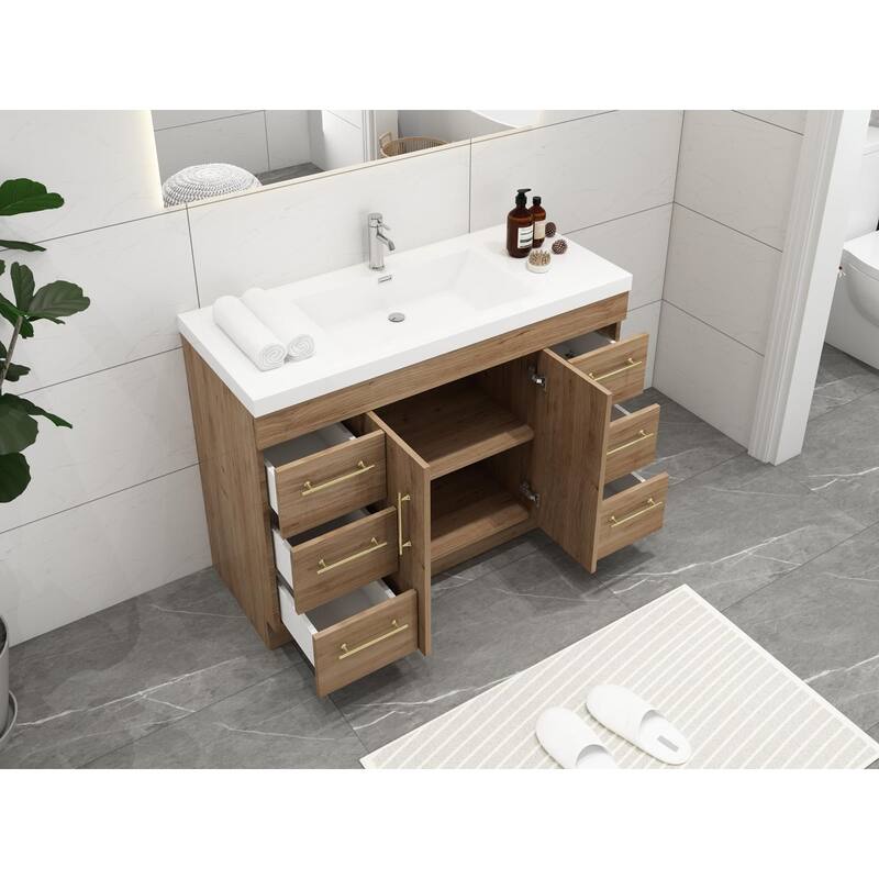 Eliza 48'' Freestanding Vanity with Single Sink