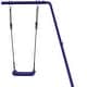 preview thumbnail 8 of 17, vidaXL Swing Set Outdoor Backyard Wooden Playground Equipment for Kids Age 3-8