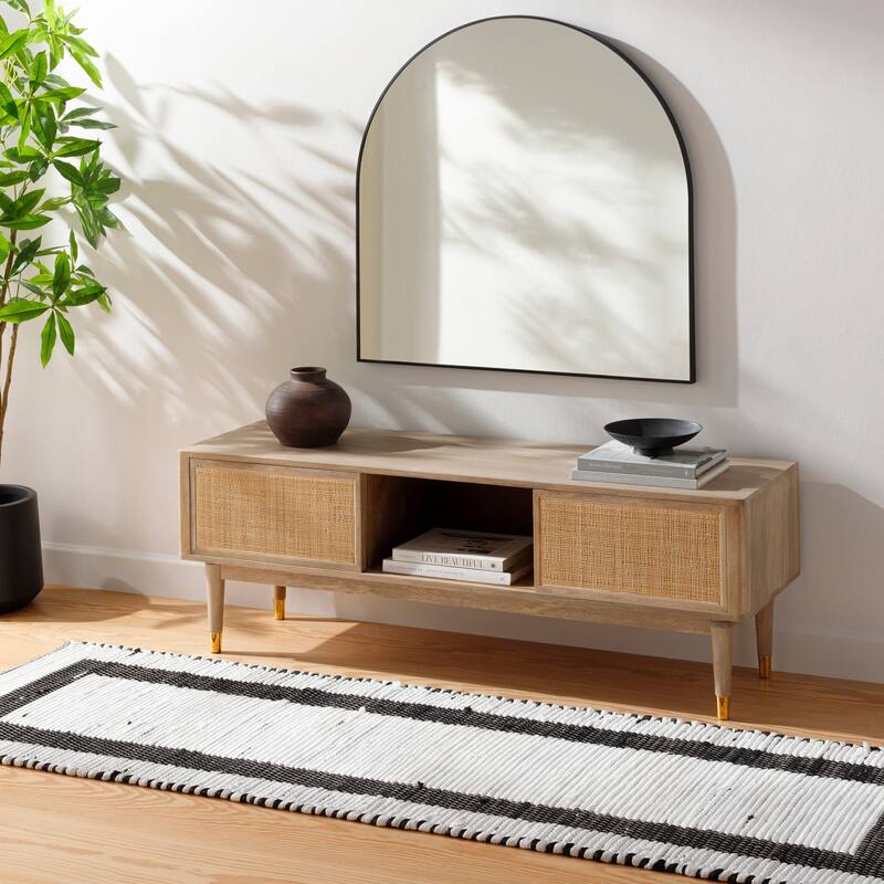 Livabliss Jean Modern & Contemporary Area Rug - White/Black - 2' 6" x 8'