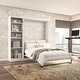 preview thumbnail 1 of 91, Pur Full Murphy Bed with Shelving Unit (84W) by Bestar White
