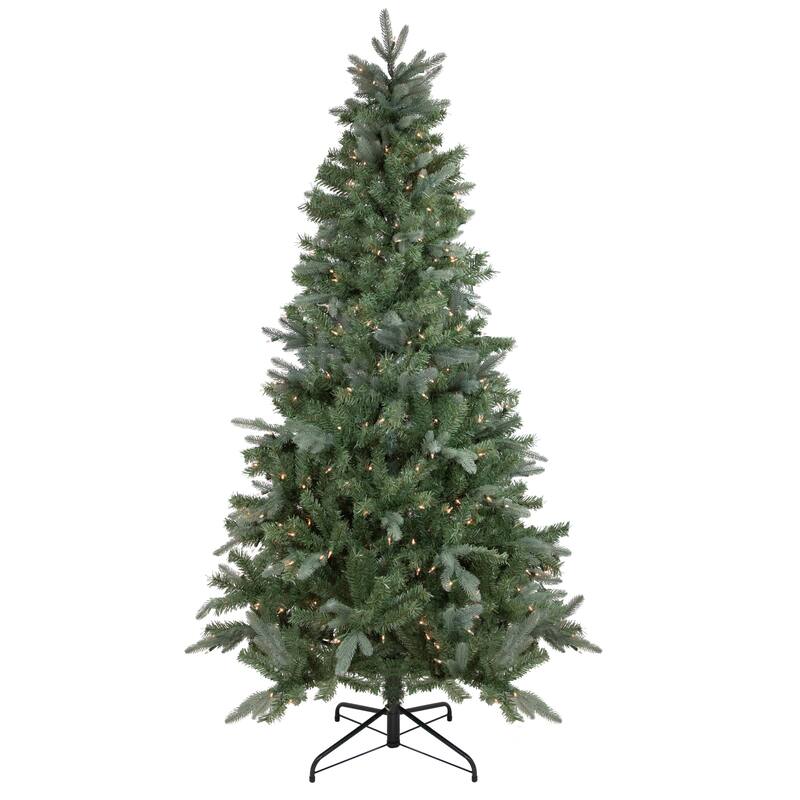 6.5' Slim Granville Fraser Fir Artificial Christmas Tree, Clear Lights - 6.5 Foot