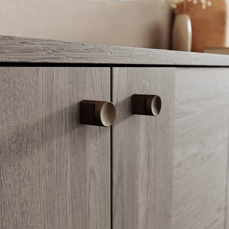 Studio London Modern Sideboard Oak Storage Cabinet and Buffet Console