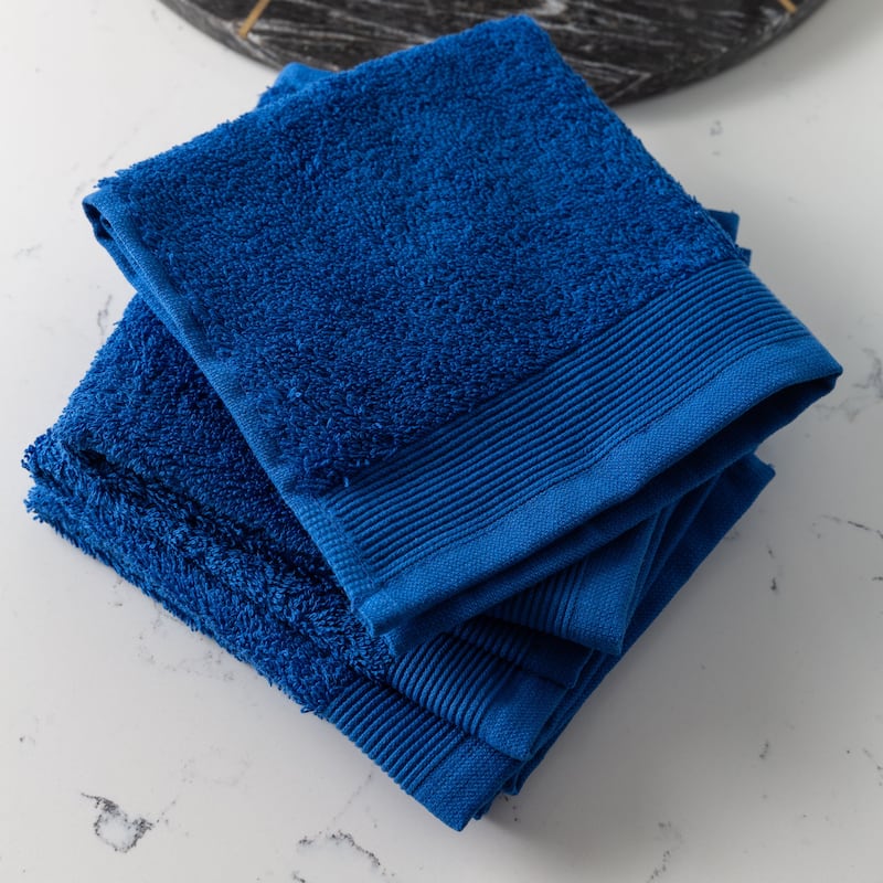 Fabstyles Camelot Face Towel Zero Twist 600 GSM Cotton Set of 6 - 13"x13"