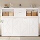 preview thumbnail 13 of 17, Rustic Casual Folding Twin Size Murphy Bed with Charging Station and Drawer
