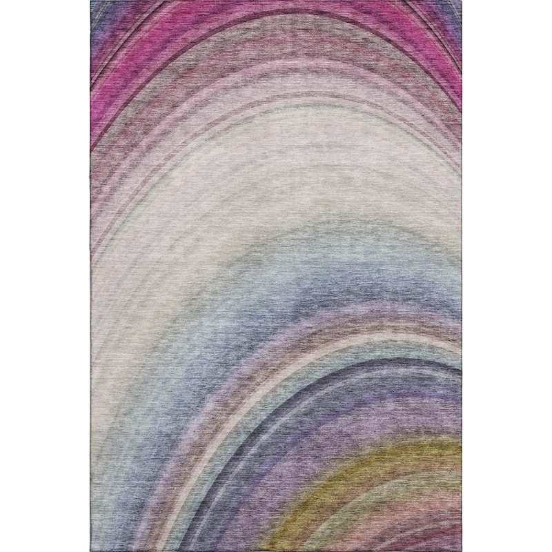 Premium Washable Super Soft Contemporary Arches Mayfield Rug