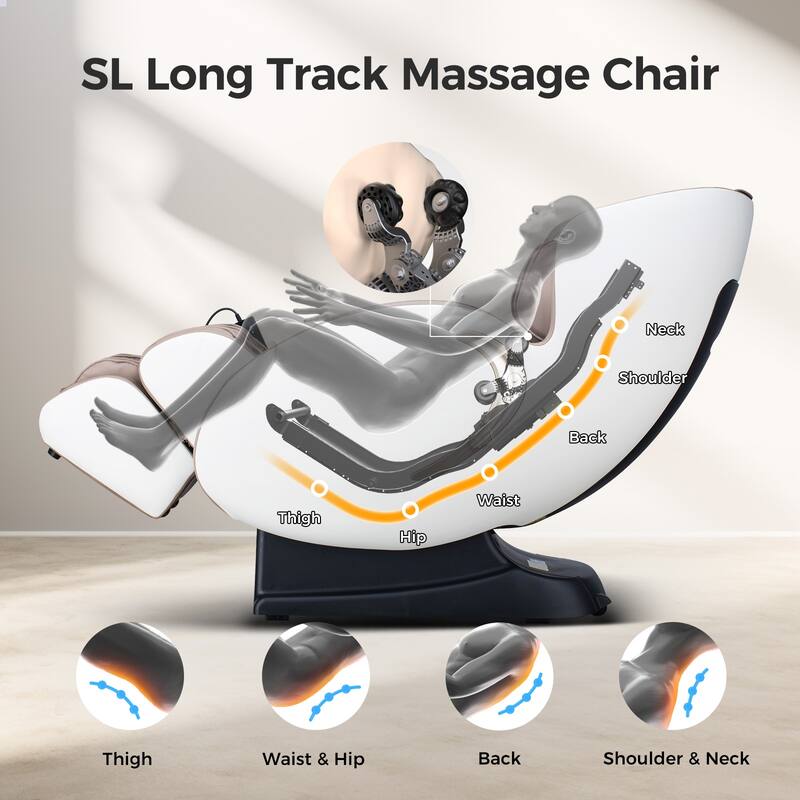 Bosscare 3D Zero Gravity Massage Chair - Beige