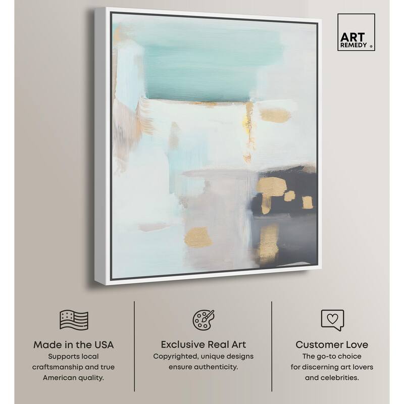 Misty Luxe III Canvas by Art Remedy