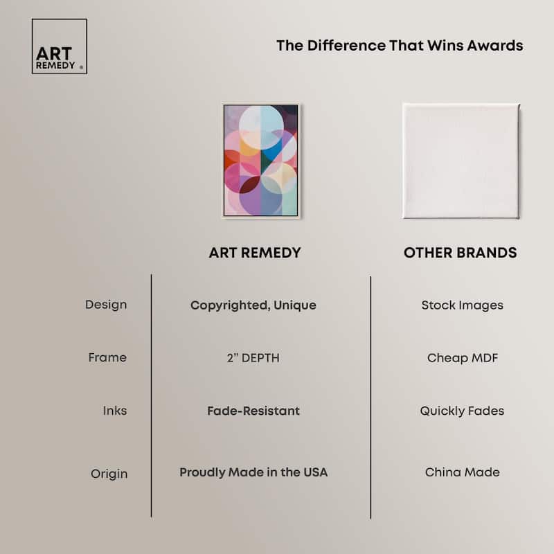 Oneiric Circles III Canvas by Art Remedy