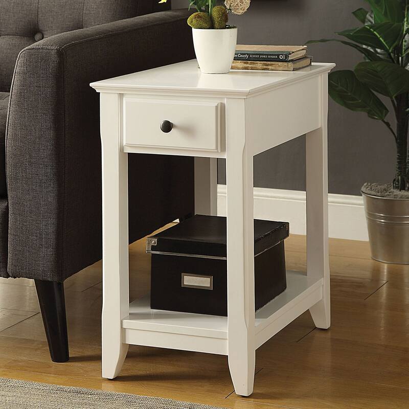 Wooden Rectangular Top with One Drawer