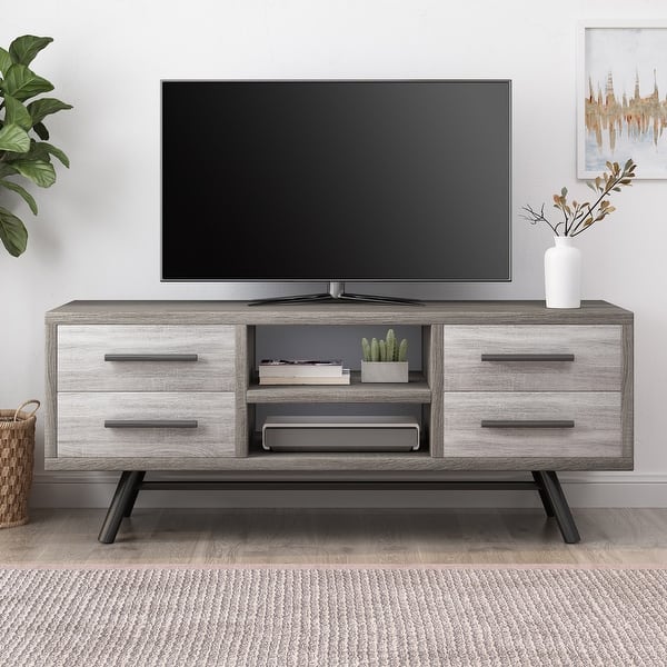 slide 2 of 13, Burgoyne Mid-Century TV Stand by Christopher Knight Home