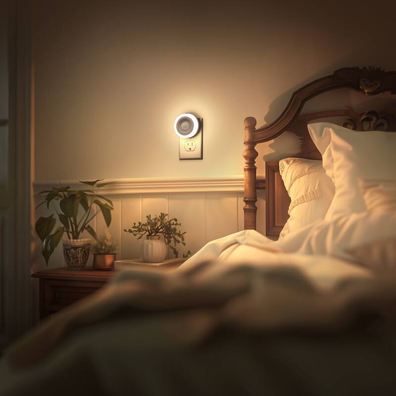 YANSUN 2-Pack Motion-Sensor Night Light, Warm 3000K
