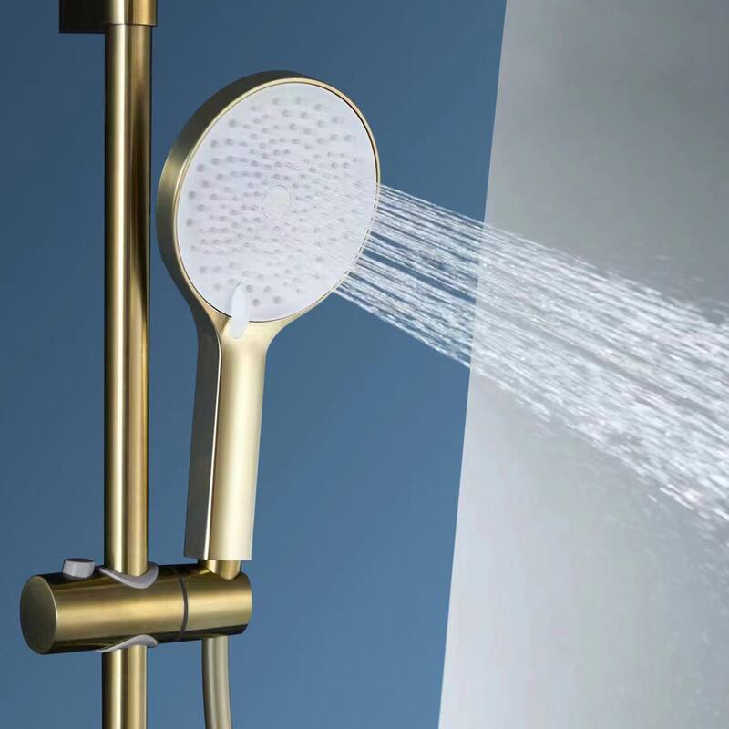 Wall Mount Shower Faucet Set with 3 Modes Handheld Shower and Spray Gun Bed Bath & Beyond