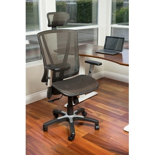ErgoMax Office Fully Meshed Ergonomic Height Adjustable Brown