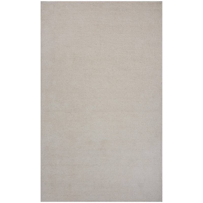 Alora Decor Theo Modern Abstract Solid Area Rug - 9' x 12' - Ivory