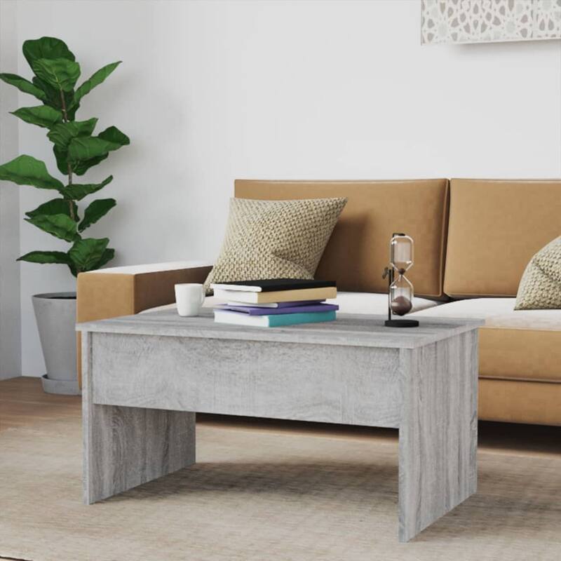vidaXL Coffee Table Lift Top End Table Accent Side Sofa Table Engineered Wood - 31.5" x 19.9" x 16.3"