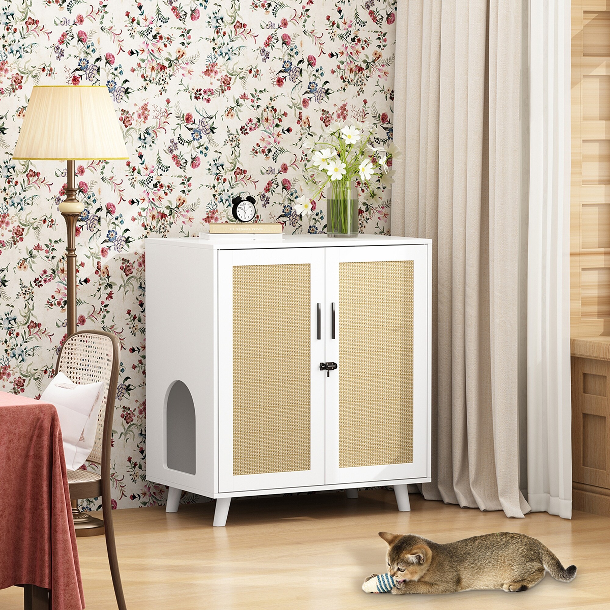 Batton litter box enclosure hot sale