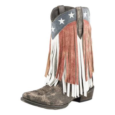 Roper Western Boots Womens American Beauty Brown 09-021-0925-0213 BR