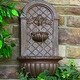 preview thumbnail 17 of 17, Sunnydaze Venetian Outdoor Wall Fountain-Multiple Colors Available