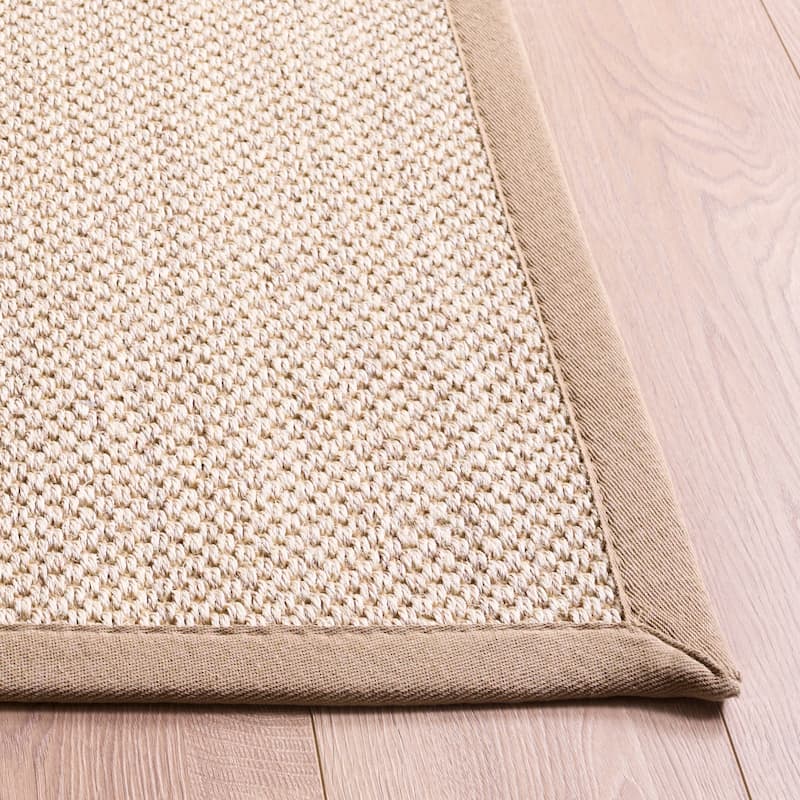 SAFAVIEH Natural Fiber Lorine Casual Border Sisal Rug