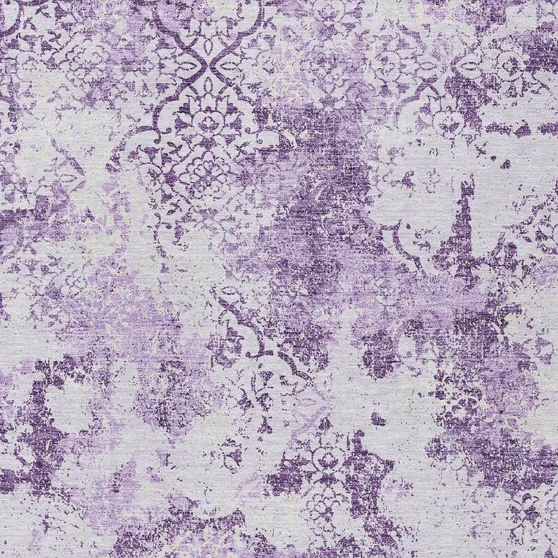 HomeRoots Floral Transitional Rectangle Outdoor Rug