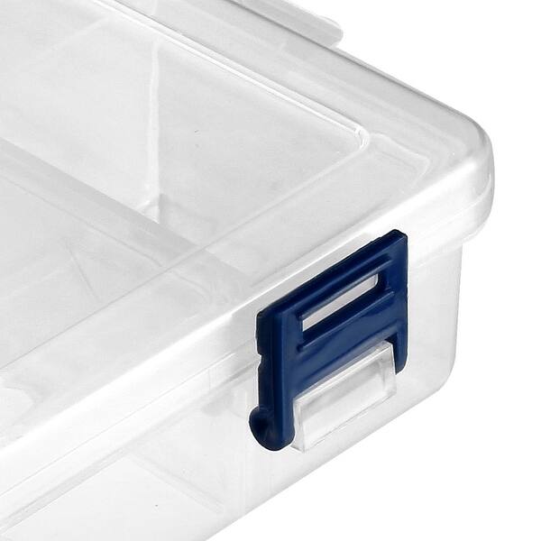 Shop Component Storage Box Pp Adjustable 8 Grids Clear White