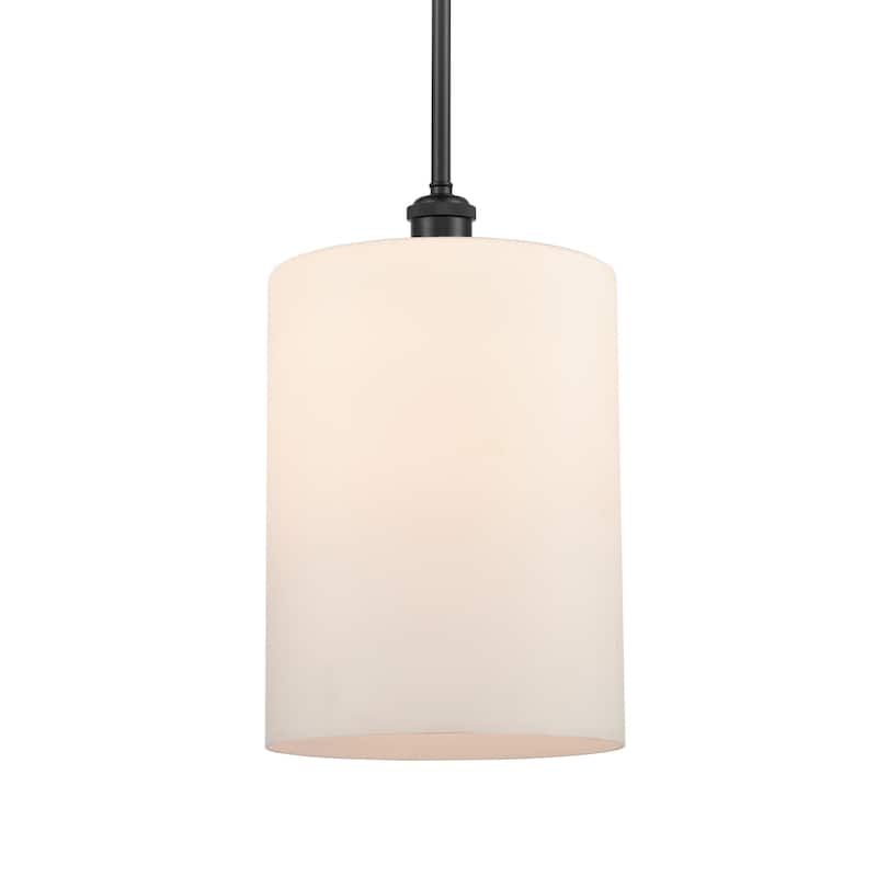 Innovations Lighting 516-1S-14-9-L Cobbleskill Pendant Cobbleskill 9" - Matte White / Matte Black
