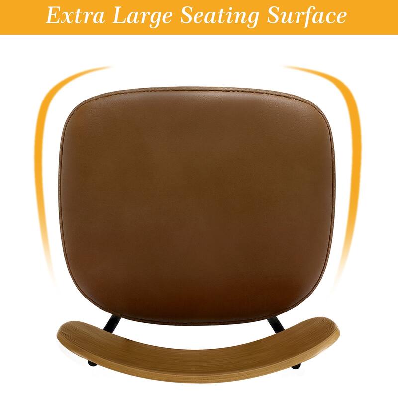 26" Swivel Upholstered Counter Height Bar Stool - 36.4" H x 17.1" W x 20" D