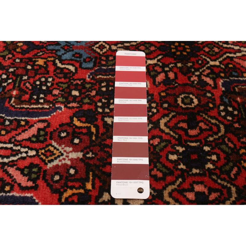 ECARPETGALLERY Hand-knotted Andelz Red Wool Rug - 3'8 x 9'6